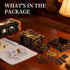 SHAREHB Set, 12+, Vintage Swing Clock Building Blocks Real Working Moving Pendulum & Rotating Dial, Mechanical Building