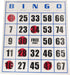 Yuanhe Jumbo Bingo Game Cards - 50 Pack Easy Read Bingo Set for Kids Party, School, Family Gathering