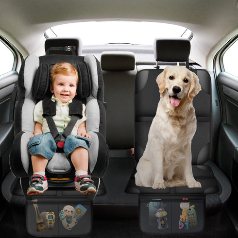 2 Car Seat Protector for Child,Car seat Cover Non-Slip Backing for Child Car Seat, Waterproof Covers for Baby/Pet