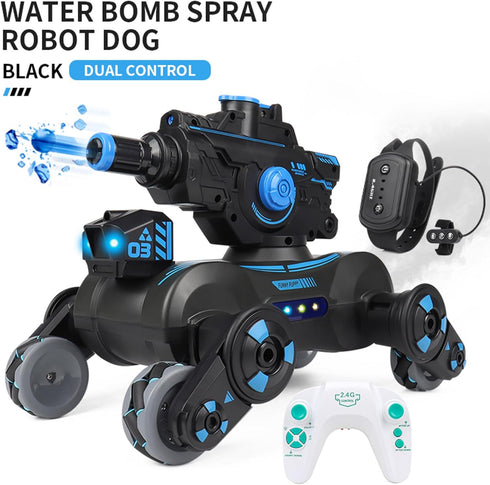 RC Tank That Shoots - Gesture Sensing Remote Control Tank with 360° Rotation, Light, Music, 2.4GHz RC Cars