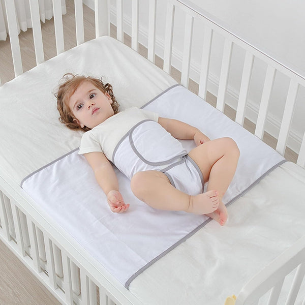 Mrisata Fixed Swaddles Blanket Cotton Detachable Soothe Anti Falling Anti Rolled Over Belly Band for Sleep, Anti Rolled