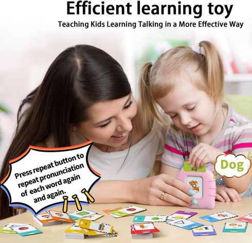 254 123, 3 4 5 Kidzdo Learning Toys for Toddler - Sight Words Talking Flash Cards with Music, ABC etc, Pocket Speech
