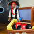 2 Cunhill Pieces Inflatable Pirate Ship Cooler Inflatable Cooler for Halloween Pirate Ship for Food Beverage Serving