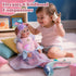 15-Inch 3+ BABESIDE Mermaid Baby Doll Girl, Realistic Soft Baby Dolls with Shiny Mermaid Tail & Accessories, Cute