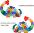 LovesTown 2 PCS Wooden Animal Puzzles - Alphabet Building Blocks for Preschool Letters and Numbers