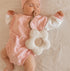 NEHET Dummy 2 Pack, Baby Daisy Pacifier Holder,Light and Soft Holder Handmade Decor for Nursing Kids Room