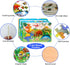 Wooden Jigsaw Puzzles for Kids Ages 3-5 - 6 Pack, 30 Pieces Colorful Educational Learning Toys