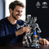 Set Teens14+ SATHIBI Mechanical Halloween Skull Robot Building for Adult,Horror Gothic Skull Alien Model for Home