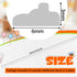 Relaxgiant 12 3 1: 12 16'' Slimline) Pcs Miniature Dollhouse Trim Dollhouse Accessories Styles on Scale Long Wooden