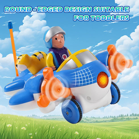 18+ 2 3 4 5 Remote Control Airplane for Kids - Birthday Gifts for Boys Toddlers Ages Months, Year Old, RC Cartoon