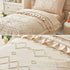 AIKASY Set 4 Set, Toddler Bedding Pieces Super Soft Comforter Shabby Boho Bohemian Design for Boys and GirlsRuffle