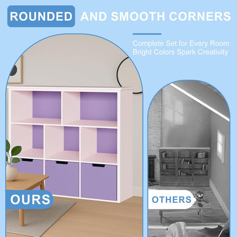 1:12 Scale Dollhouse Bookshelf, Elegant Doll House Book Shelf with Functional Storage, Perfect Doll House Accessories