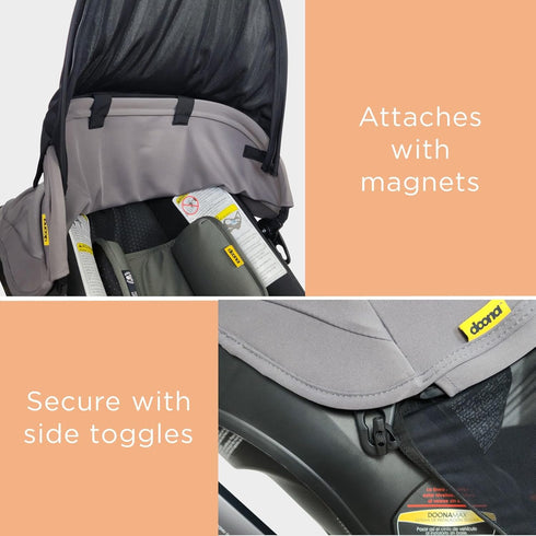 Summer Doona Sunshade Extension | Doona Accessories Stroller for | Car Seat Cover Attachment for Sun Protection |