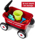 1-4 Radio Flyer Push & Pull Walker Wagon with Garden Tools, Red, for Kids Years Old, Locking Handle for Stability, Baby
