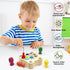 Wooden Magnetic Fishing Game - Montessori Sensory Busy Board for Toddlers 1-3, Educational Learning Toy