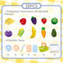 YOROCANO 38Pc Set Pretend Play Food for Kids Kitchen - Pretend Play Kitchen Accessories, Toys Play Food for Toddlers