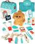 Lehoo Castle Wooden Doctor Kit for Toddlers 3-5 Girls Toys, Vet Toys