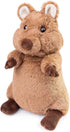 ZHONGXIN MADE Quokka Plush Toy - Realistic Quokka Stuffed Animals, Lifelike Short Tail Kangaroo Animals Stuffed Toys Birthday Gifts for Kids, 12Inches