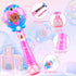 Beria Princess Toy Bubble Wand, Birthday Gifts for Girls 3-8, Light Up Bubbles Machine for Kids