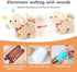 Sotodik Set Set-Walking Pet Care Play Electric Vet Play ,Barking,Tail Wagging Little Plush Dog Grooming Toys with Puppy