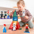 Kids-15pcs,3Community Set 3 4 5 6 7+,Creative Pack Large Magnetic People Figures for Helpers Toys People Perfect