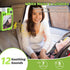 2-in-1 360 Baby Car Mirror with Lights & Soft Sounds, Cry Detector, Clear Night View, Rotation, Shatterproof, Rear