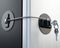 MUIN Highly Secured Refrigerator Lock with Key – Mini Refrigerator Door Lock for Children and Adults (Black)