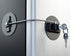 MUIN Highly Secured Refrigerator Lock with Key – Mini Refrigerator Door Lock for Children and Adults (Black)
