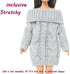 BJDBUS Winter Turtleneck Sweater Clothes for 11.5 inch Girl Doll Accessories (Grey)
