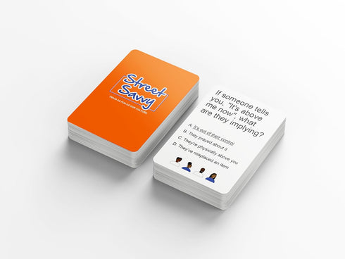 Street Savvy - The Ultimate Hood Trivia Game with 100 Engaging Cards for Unforgettable Parties