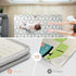 47"x47" 0.4" 47 inch ZEEBABA Baby Play Mat, Foldable & Reversable Play Mat, Thick Waterproof Foam Play Mat, Unicorn