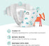 Amazon Brand - Mama Bear Gentle Touch Diapers, Hypoallergenic, Size 6, 108 Count (4 packs)