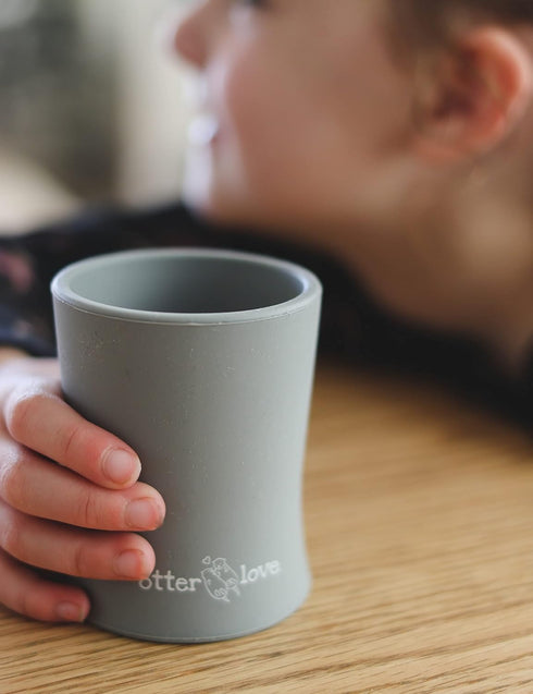 otterlove Silicone Baby & Toddler Training Cup - Pediatric OT Approved, Unbreakable, Perfect for Baby Led Weaning