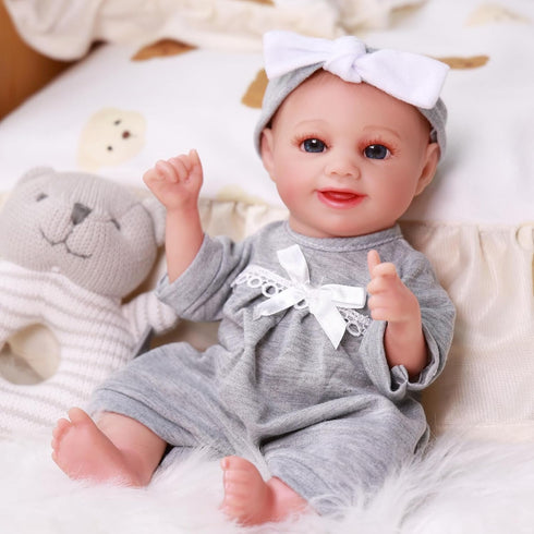 BABESIDE 6 Sets Reborn Baby Doll Clothes - 12-15 Inch Babydolls, Clothing Accessories Set for Realistic Baby Dolls, 14