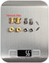 INJORA RC Hex Hub 12mm Brass Wheels Hex Hub Extension for 1/10 RC Crawler Axial SCX10 90046 D90