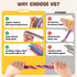 Fidget Sensory Autism Toys Kids - Textured Stretchy Strings for Adults ADHD Children Stress, Flexible & Durable Quiet