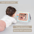 Tummy-time 3D Taf Toys Savannah Infant Soft Crinkle Activity Book with Huge Baby Safe Mirror, Activities, Textures
