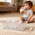 MAIDIWUDI 2Pack Cabinet,DrawerCounter,Kitchen,Refrigerator-Portable Clear Baby Bottle Organizer Portable Baby Bottle