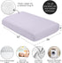 Sweet Jojo Designs Lavender Purple Fitted Crib Sheet - Watercolor Floral Collection