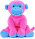 Unique Ape Monkey Stuffed Animals Plush Toys, Soft Cute Monkey Toy for Toddlers, 7.9" Pink