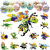 12 PCS Pre Filled Easter Eggs with Insect Building Blocks, Mini Toys for Kids Party Favors and Basket Stuffers