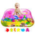 ZHUYNXIR Tummy 39.5x31.5 Extra Big Infant Toys, time Toys, Baby Pink Water Play mat, Fun Early Development Activity