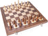 15 Inches Set 2 AMEROUS Magnetic Wooden Chess with Extra Queens/Folding Board/Chess Pieces Storage Slots/Instructions