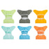 6 Pack Gussets, babygoal Cloth Diaper Covers with Wet Bag for Fitted Diapers and Prefolds with Double Adjustable