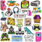 Video Game Stickers Pack for Water Bottles, Adult Gamer, Laptop, Vinyl, Waterproof (50Pcs)