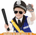 3 Otters 9PCS Police Pretend Play Toy Set: Police Accessories for Kids, Badge, Handcuffs, Walkie