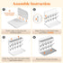 10 Countertop Lifewit Baby Bottle Drying Rack with Hooks, Newborn Essentials Must Haves, Holder Organizer for Baby