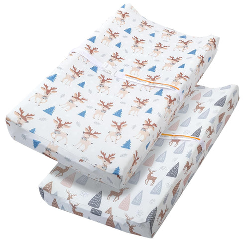 FHMJYH Changing Table Pad Cover Elastic Changing Pad Cover Premium Baby Changing Pad