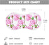 Set 4, Magnolia Flowers Muslin Baby Burp Cloths of Super Soft & Absorbent Burping Rags, Cotton Burp Clothes Shower Gift