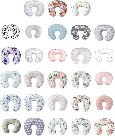Peiiwdc 6 6-12 Set Breastfeeding Pillow Cover Nursing Pillow Cover Cuddle Pillow Slipcover Detachable Nursing Pillow